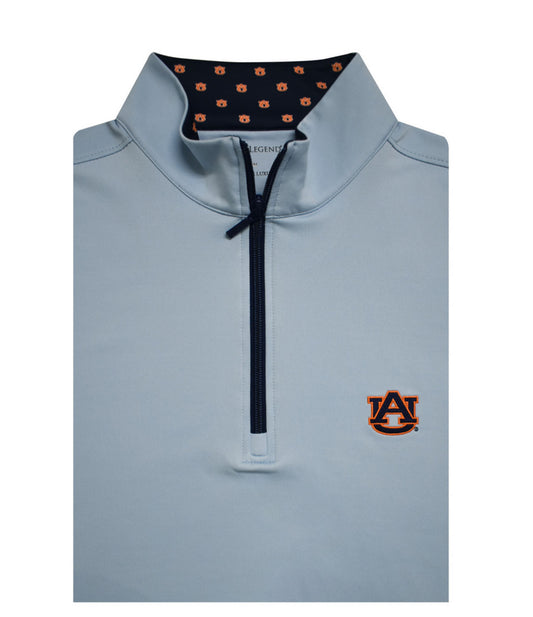 Horn Legend -Auburn Logo Collar Micro Fleece Performance Pullover