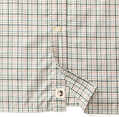 Duck Head - Long Sleeve Cotton Twill Sport Shirt-Cooper in Emerald Green