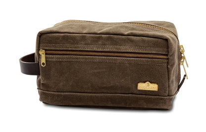 Waxed Canvas Dopp Kit
