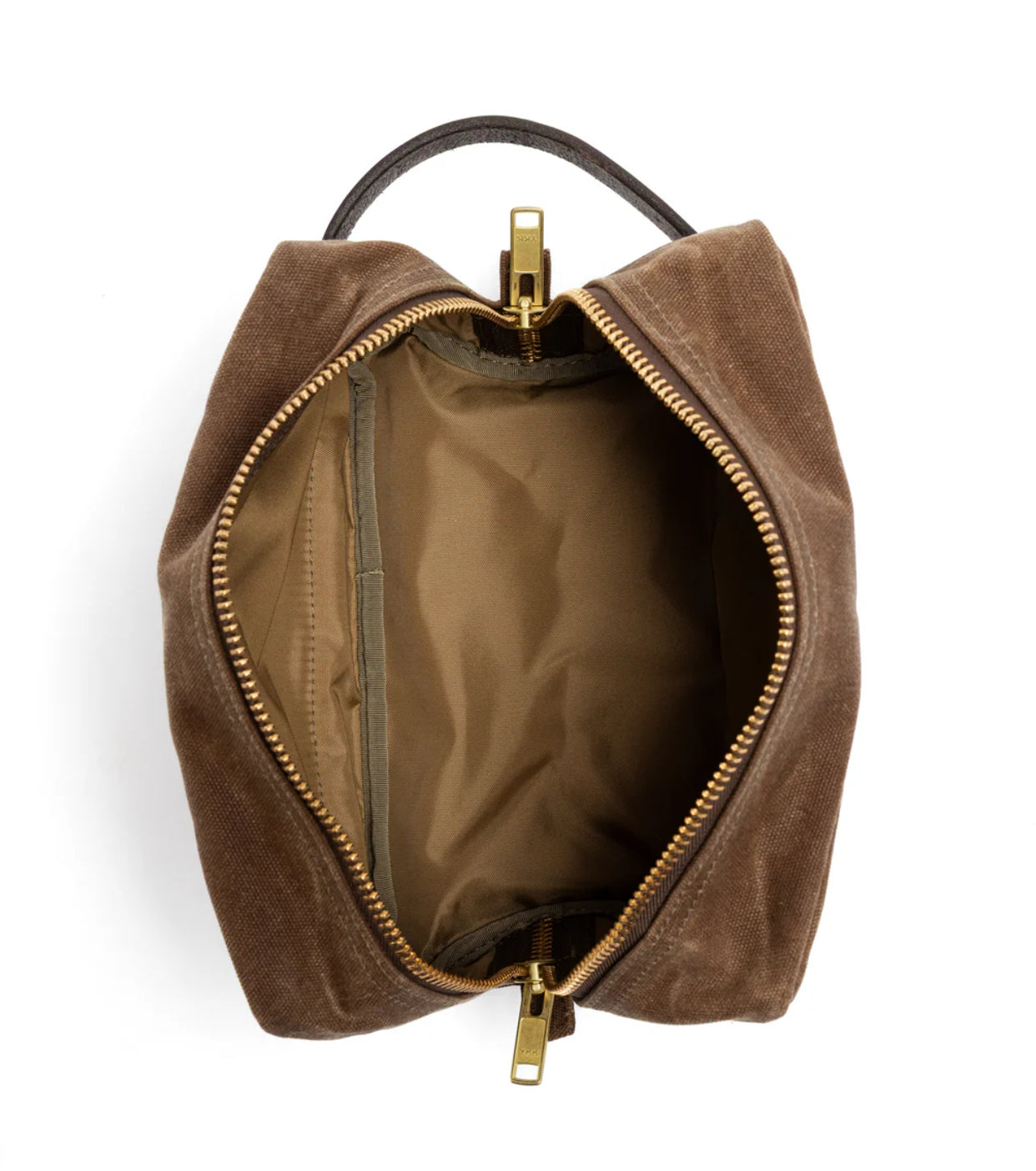 Waxed Canvas Dopp Kit