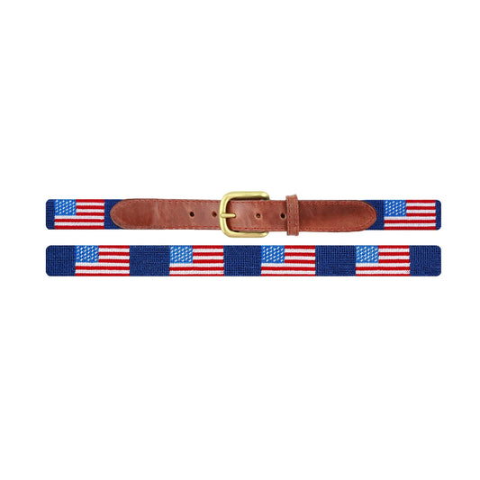 American Flag Children’s Belt in Classic Navy