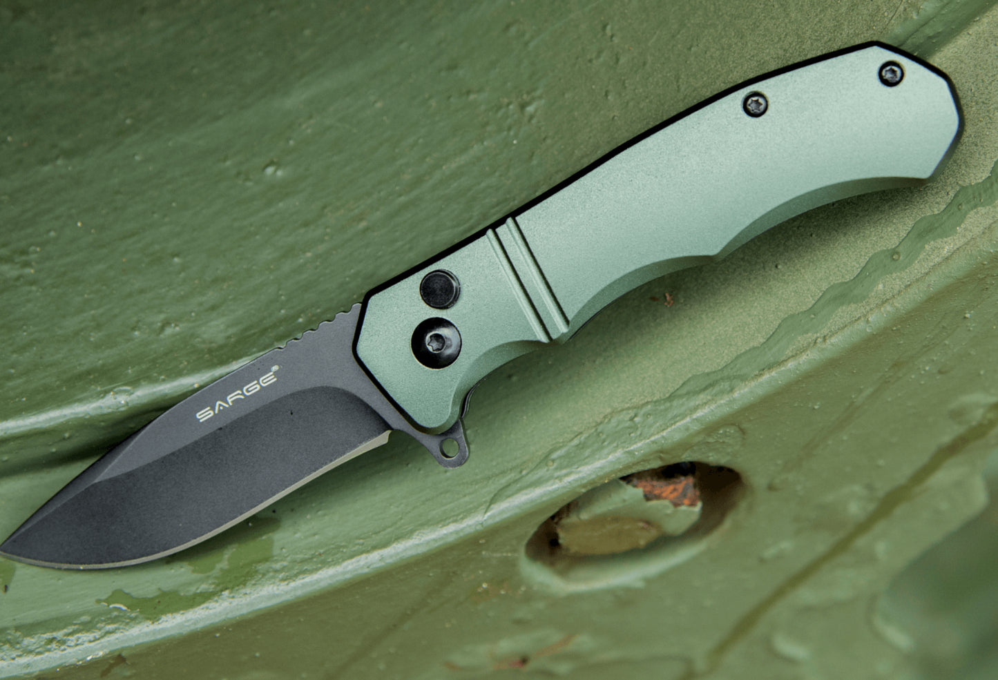 Command - Army Green Turbo Lock Folder