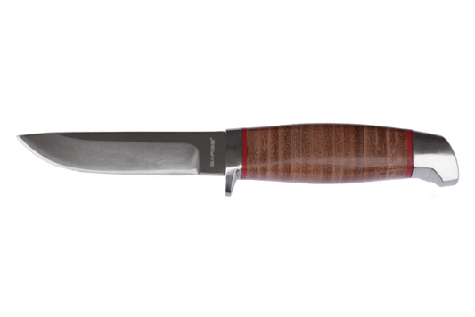 TK Retro - Stacked Leather Fixed Blade