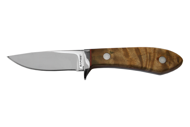 TK Bird Knife - Maple Burl Fixed Blade