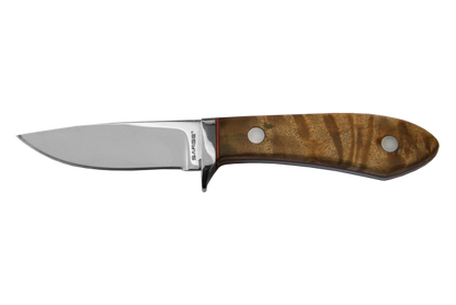 TK Bird Knife - Maple Burl Fixed Blade