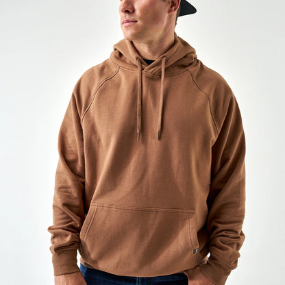 Fleece Hoodie - Heather Brown