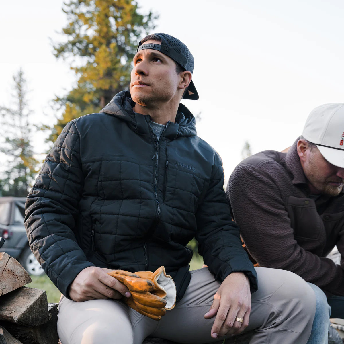 Puffer Jacket - Black (Oversized)