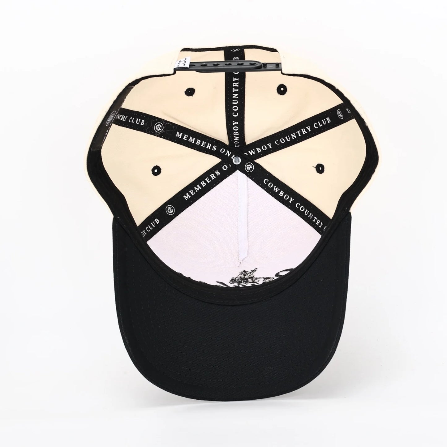 Rodeo Golfer Hat Black