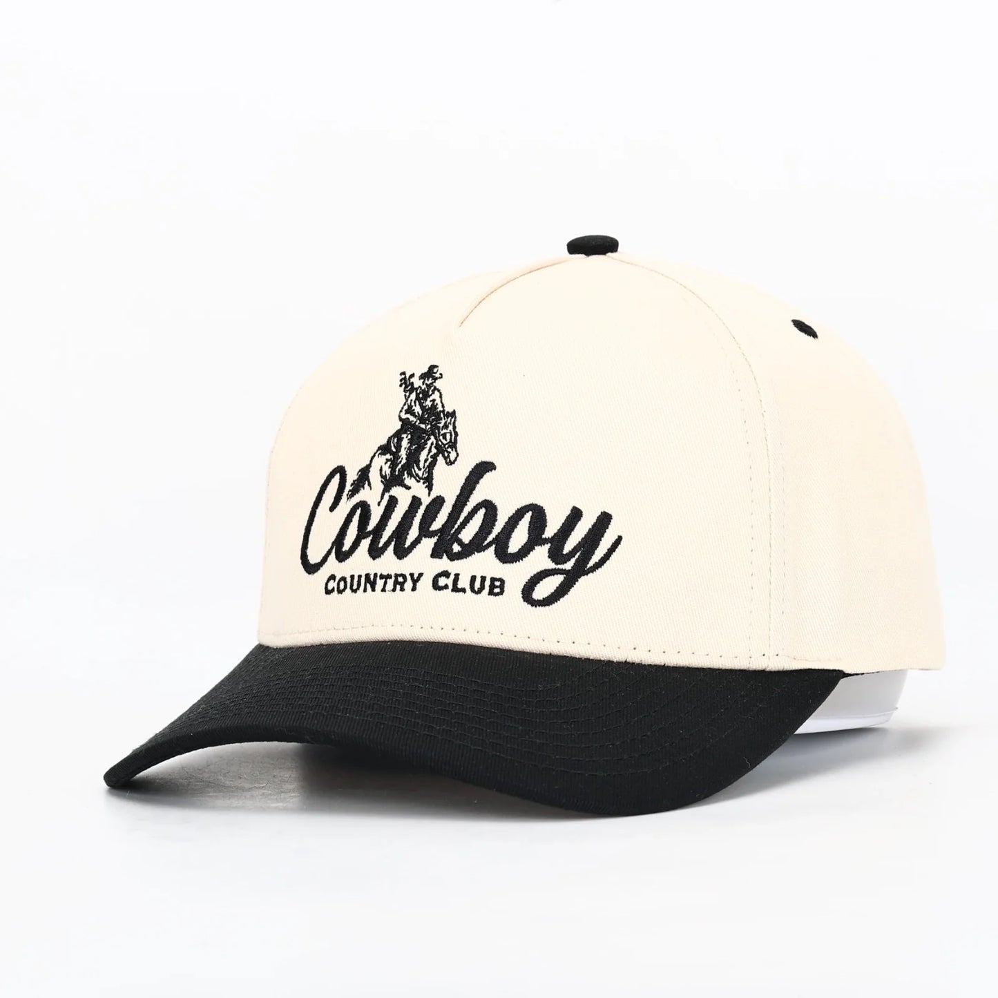 Rodeo Golfer Hat Black