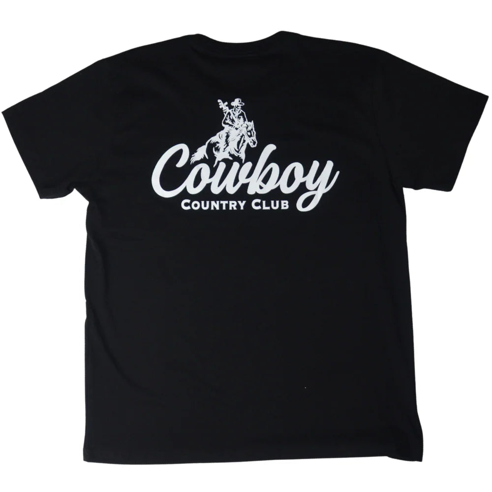 Cursive Club Graphic T-Shirt Black