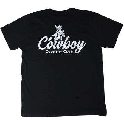 Cursive Club Graphic T-Shirt Black