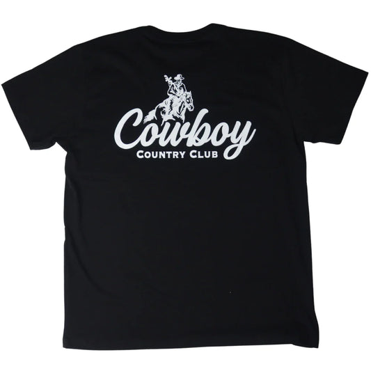Cursive Club Graphic T-Shirt Black