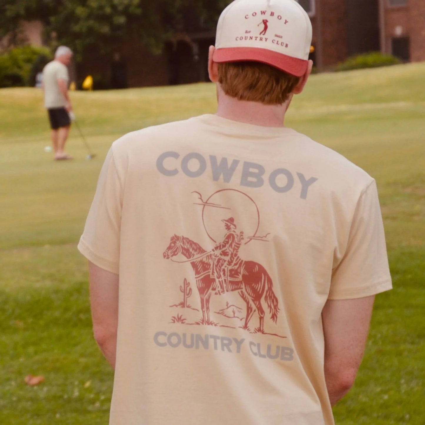 Course Record Cowboy T-Shirt Red
