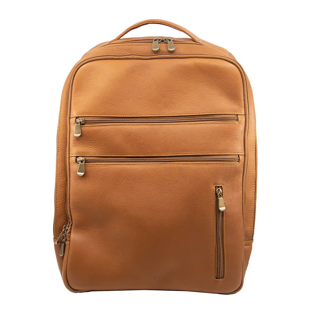 Mateo Lightweight Leather Backpack