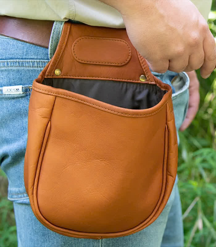 Royal Leather Shell Bag