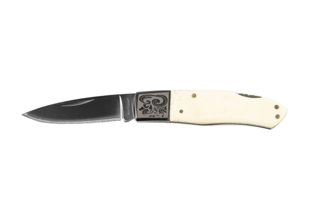Bovine Decorative White Bone Folder in Dapper Den Gift Card Box
