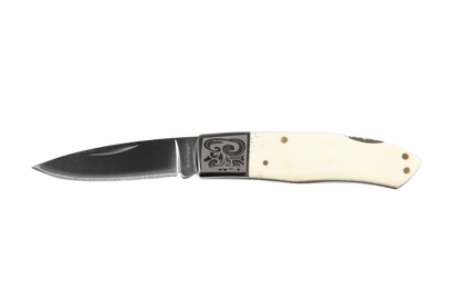 Bovine Decorative White Bone Folder in Dapper Den Gift Card Box