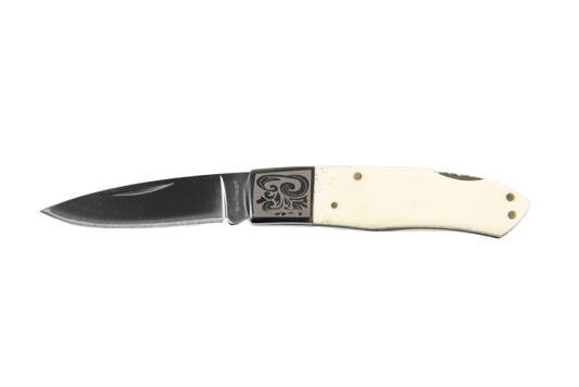 Bovine Decorative White Bone Folder in Dapper Den Gift Card Box
