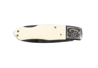 Bovine Decorative White Bone Folder in Dapper Den Gift Card Box