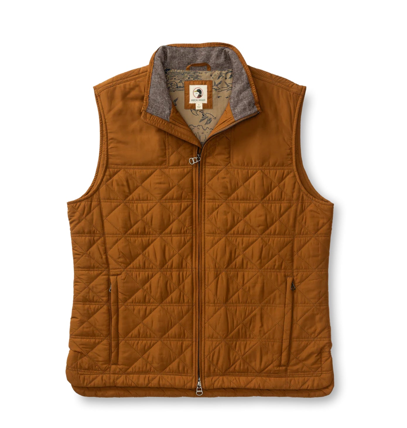 Fremont Sport Performance Quilted Vest Dark Amber