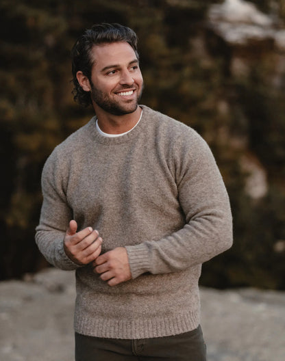 Homebound Crewneck Sweater Toasted Chestnut