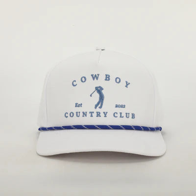 Golfer Roped Hat White