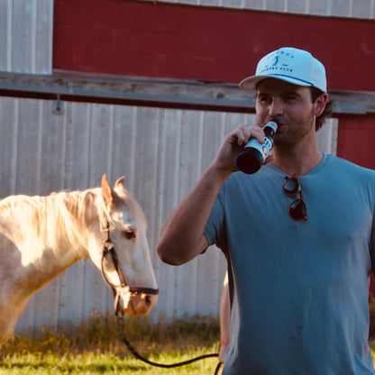 Golfer Roped Hat White