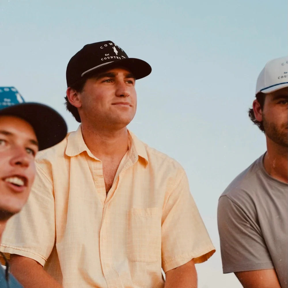 Horsed Roped Hat Black