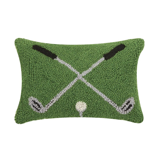 Cross Golf Clubs Hook Pillow