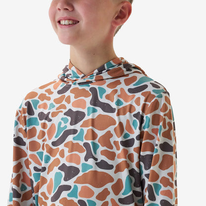 Youth Performance Hoodie - Bayside Camo