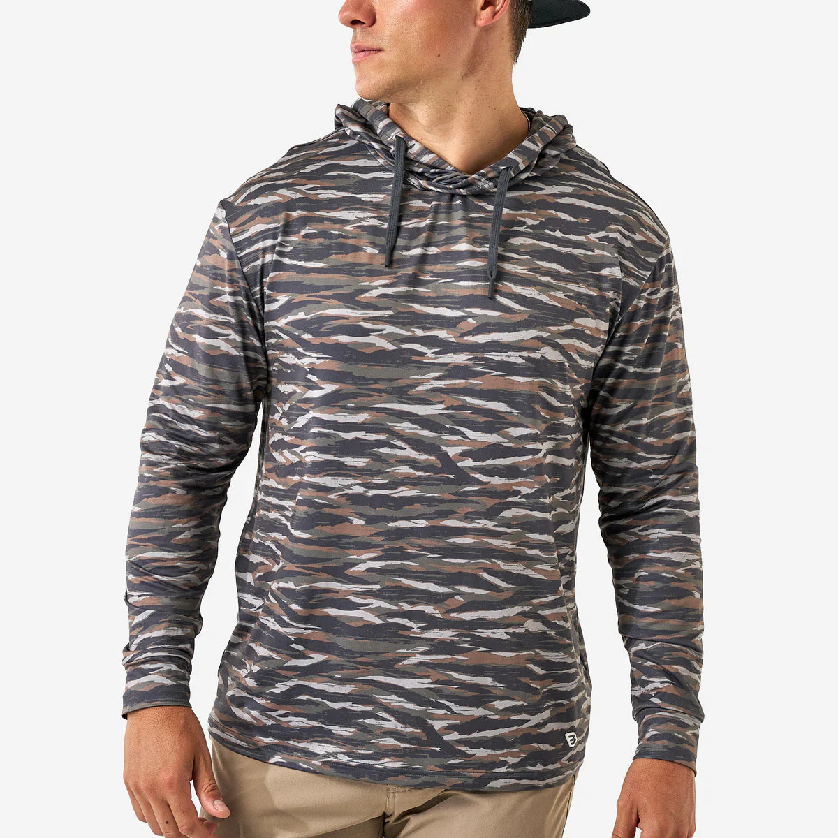 Performance Hoodie- Tiger Stripe Camo- Wetland