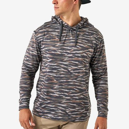 Performance Hoodie- Tiger Stripe Camo- Wetland