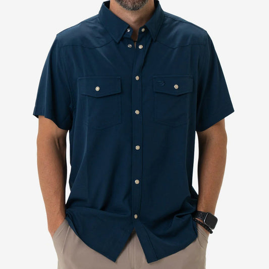 Performance Western Shirt - Navy
