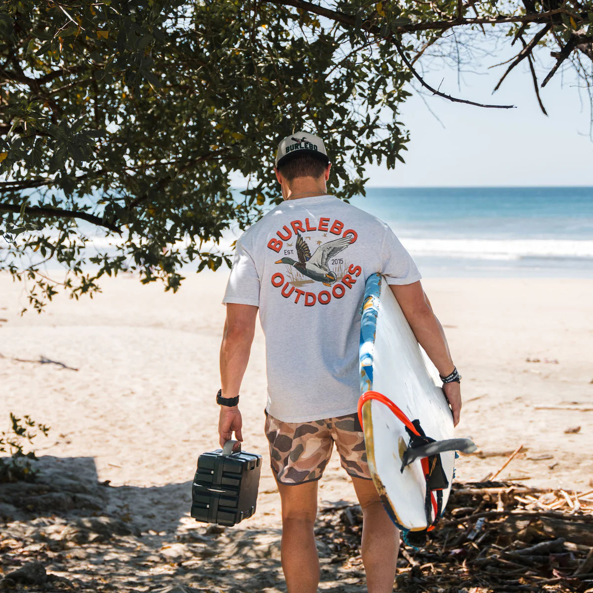 Old School Duck Hunt Short Sleeve - Oatmeal