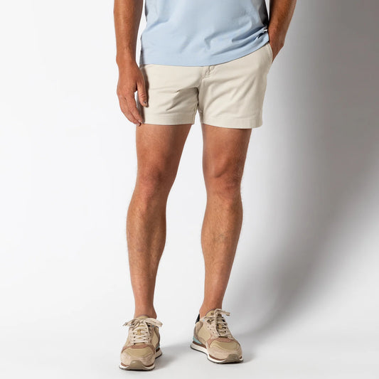 5" Gold School Chino Short- Stone