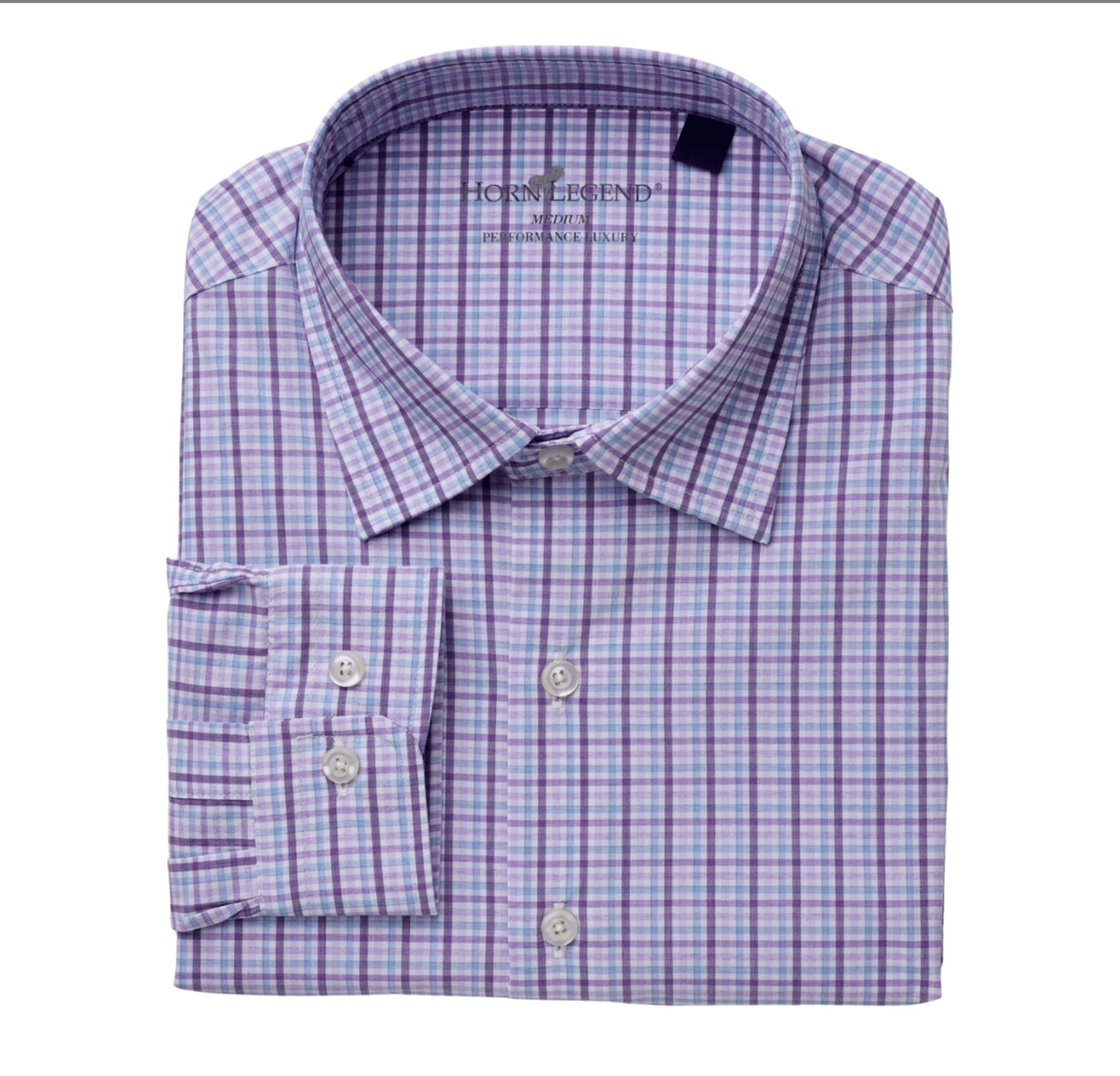 Rockport Spread Collar Hidden Button Performance Sport Shirt