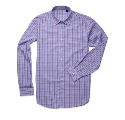 Rockport Spread Collar Hidden Button Performance Sport Shirt