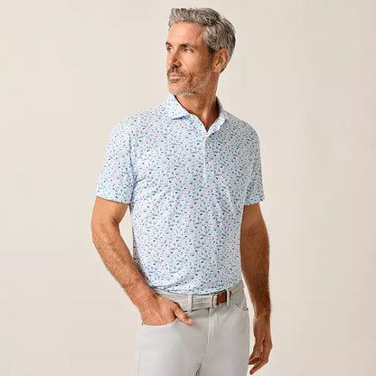 Men's Merica Short Sleeve Performance Golf Polo