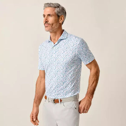 Men's Merica Short Sleeve Performance Golf Polo