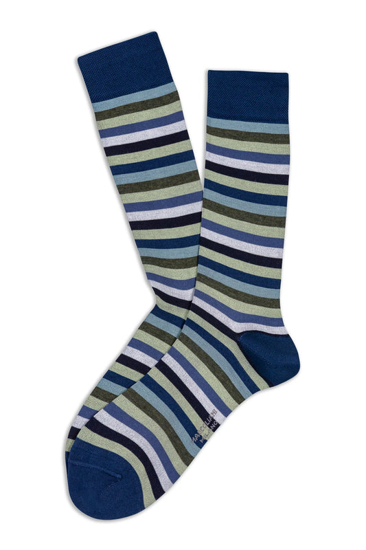Marcoliani Sock - Denim/Sage