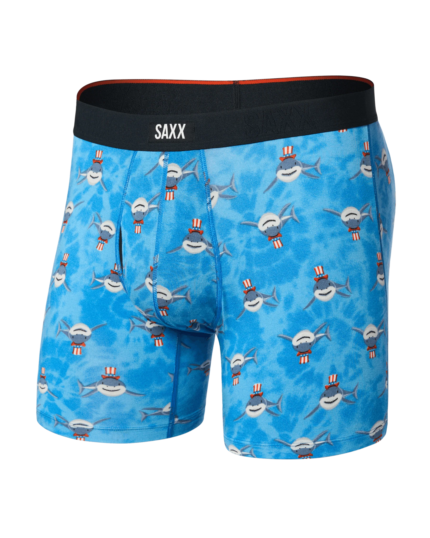 Saxx Underwear Vibe Xtra Soft Comfort Soft Comfort Boxer Brief 6" I Want You - Bold Blue