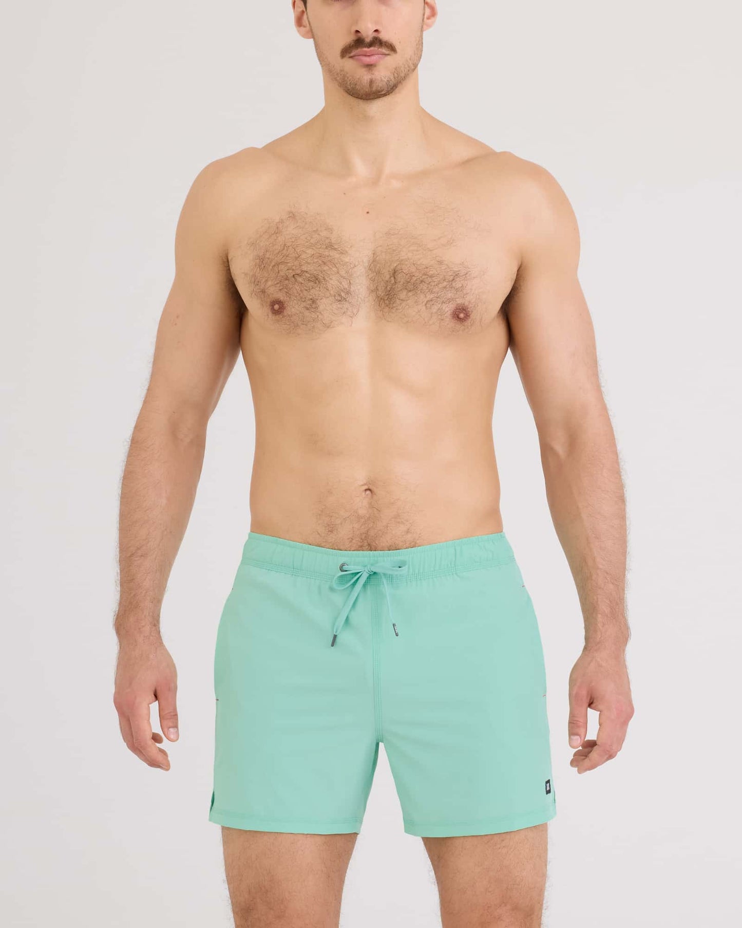 Oh Buoy 2N1 Classic Swim Trunk 5" with liner Mint Jelly