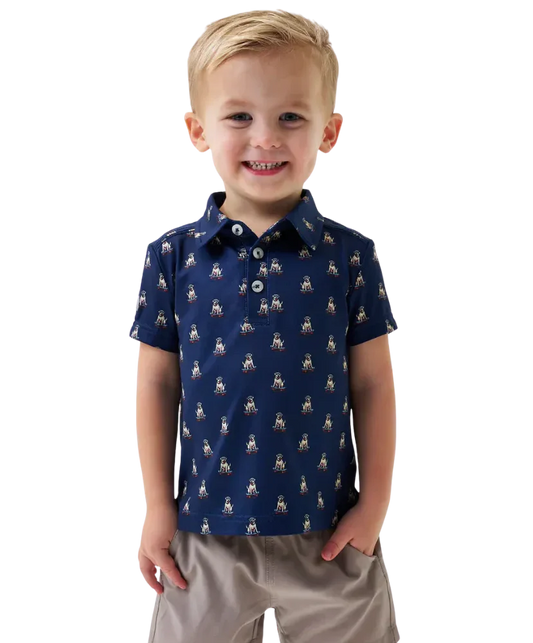Youth & Toddler Performance Polo - Skate Dog