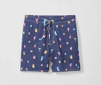 Kanaloa Half Elastic 7” Surf Swim Shorts