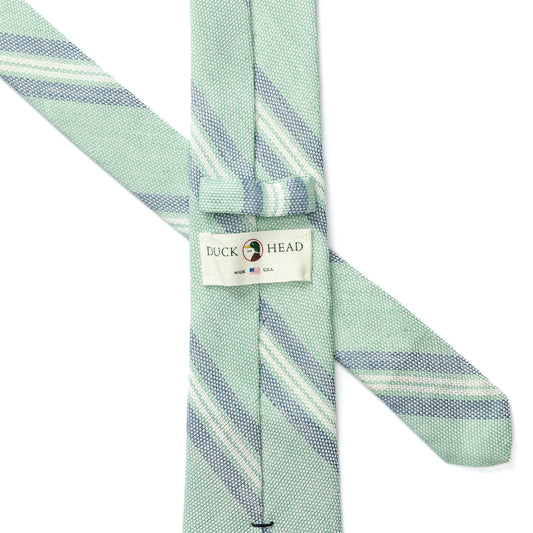 Cotton Linen Strip Tie