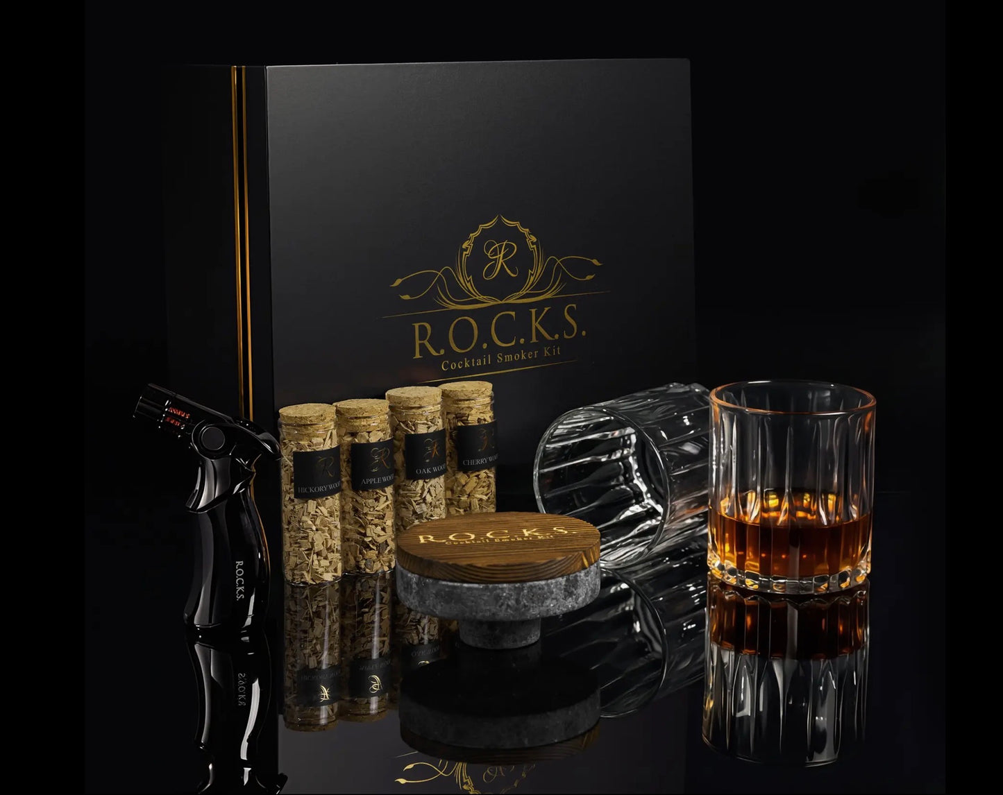 Whiskey & Cocktail Smoker Gift Set
