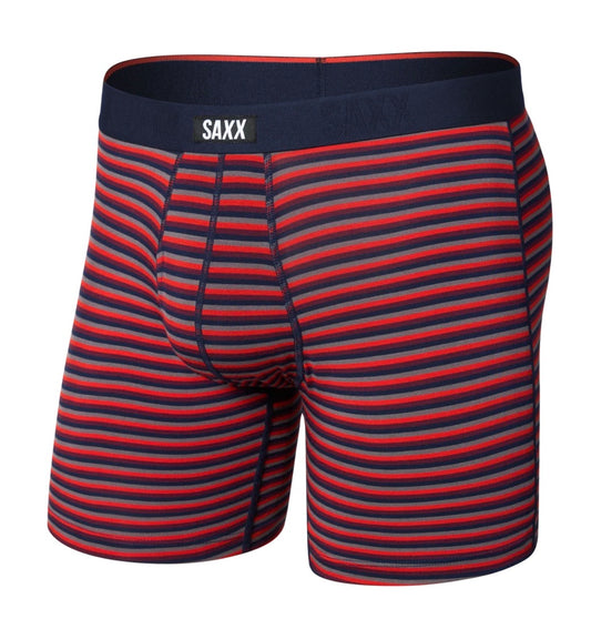 Saxx Underwear Vibe Xtra Soft Comfort - Micro Stripe - Maroon