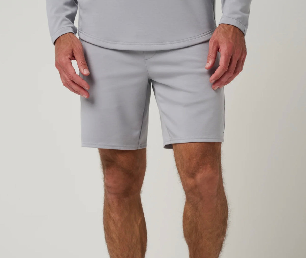 Fibercloud Short 8in - Light Grey