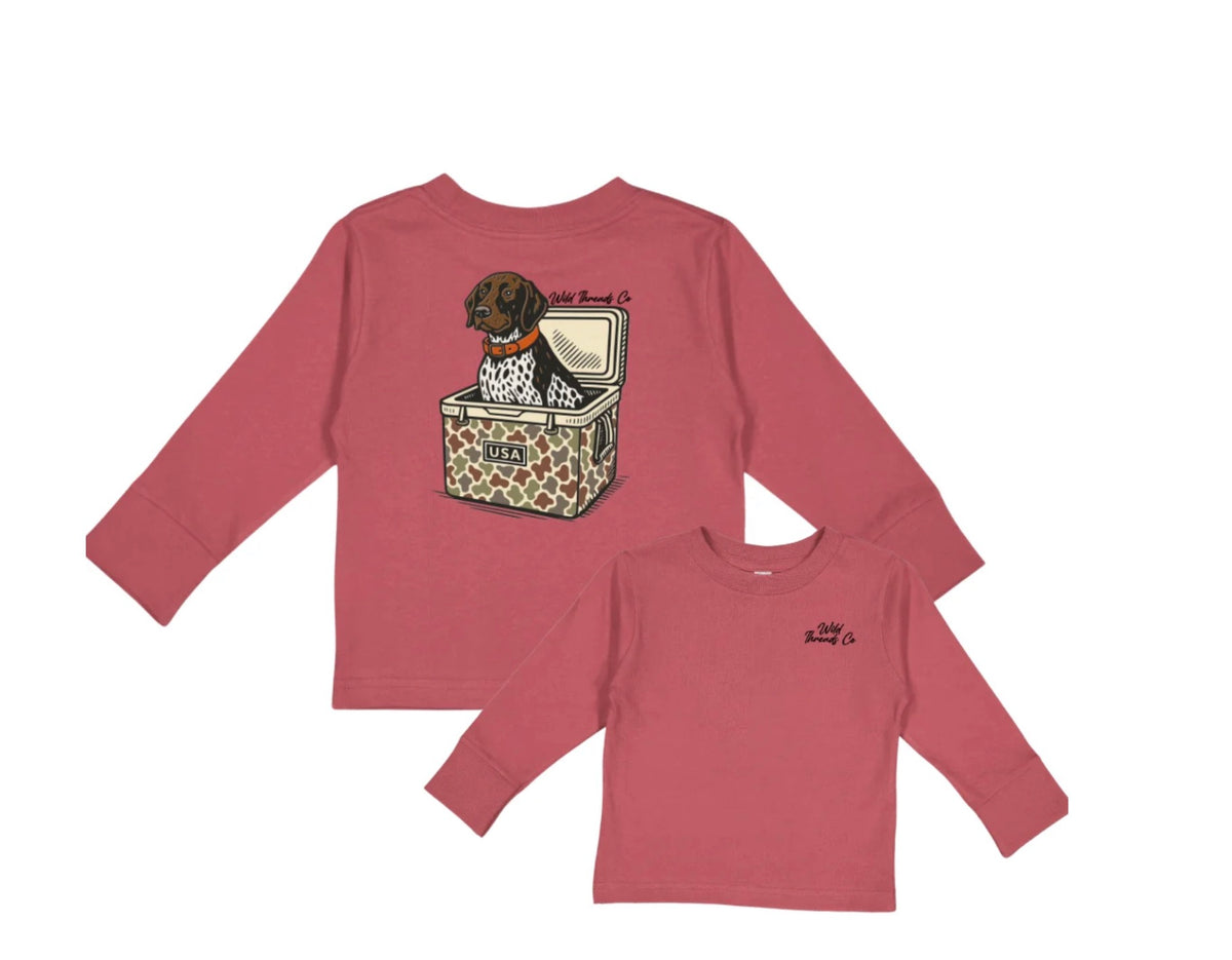 Hunting Dog Cooler Long Sleeve Tee