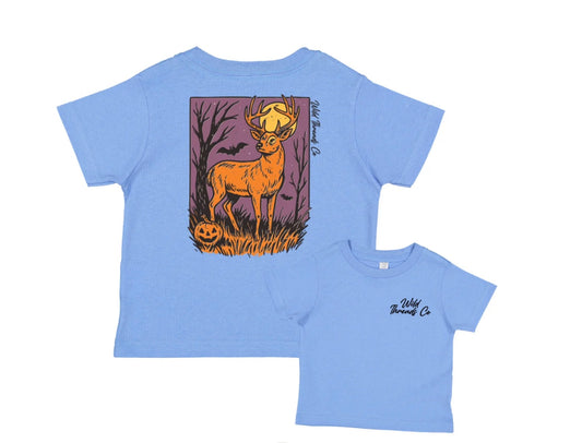 Halloween Deer Purple Tee
